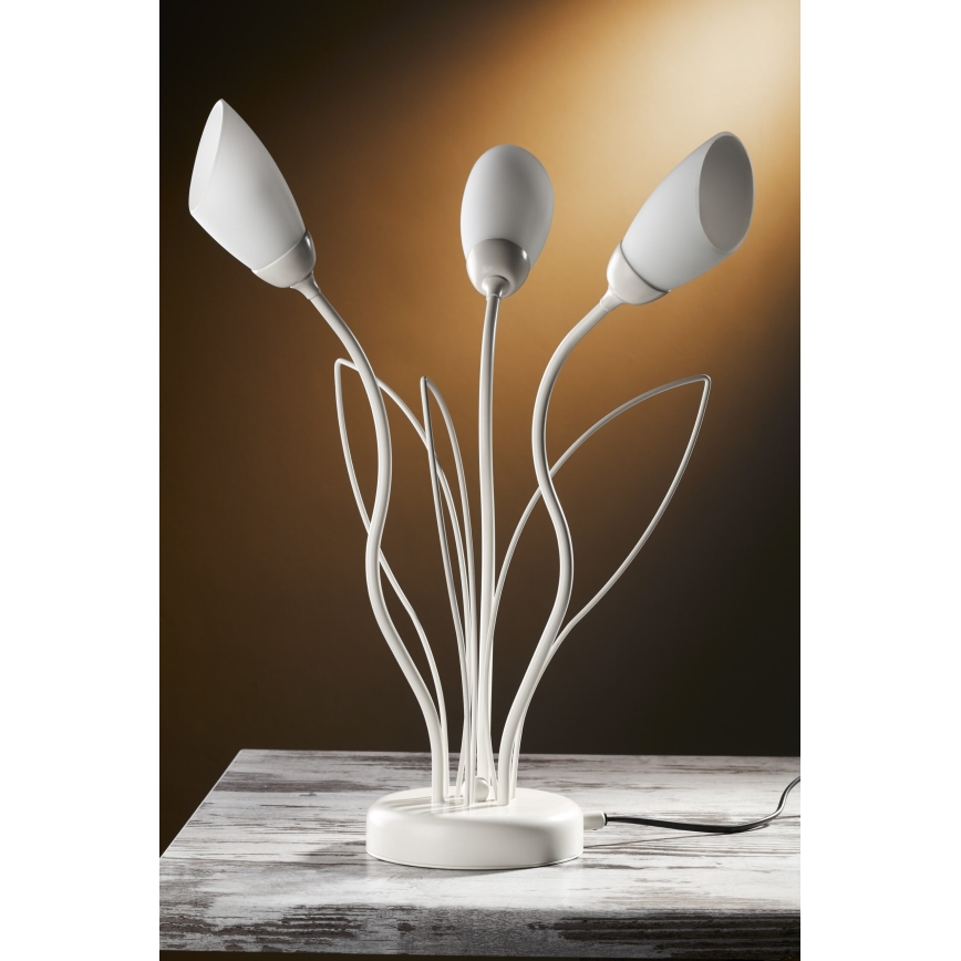 Jupiter 2060 - Lámpara de mesa GLORIOSA 3xG9/14W/230V color crema