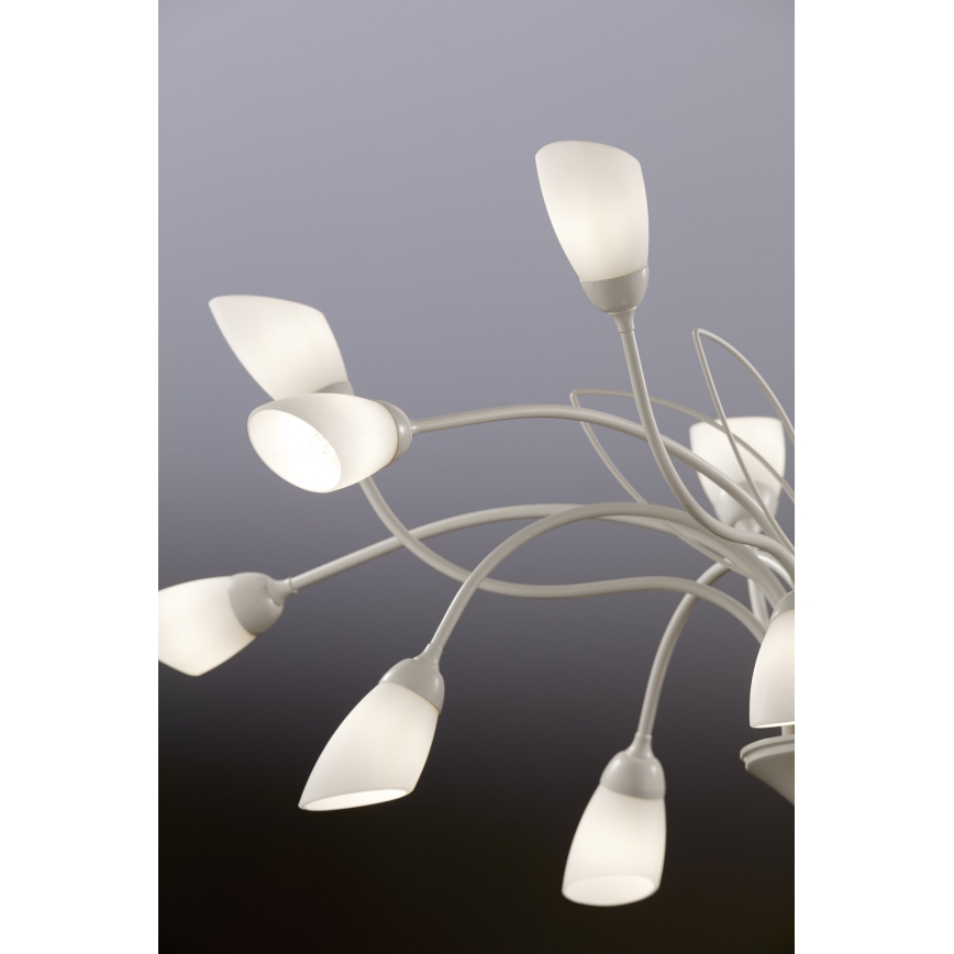 Jupiter 2062 - Lámpara colgante con cadena GLORIOSA 15xG9/14W/230V color crema