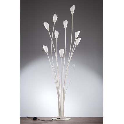 Jupiter 2063 - Lámpara de pie GLORIOSA 9xG9/14W/230V color crema