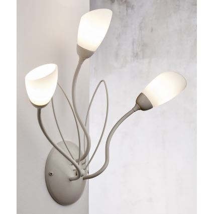 Jupiter 2064 - Aplique de pared GLORIOSA 3xG9/14W/230V en color crema