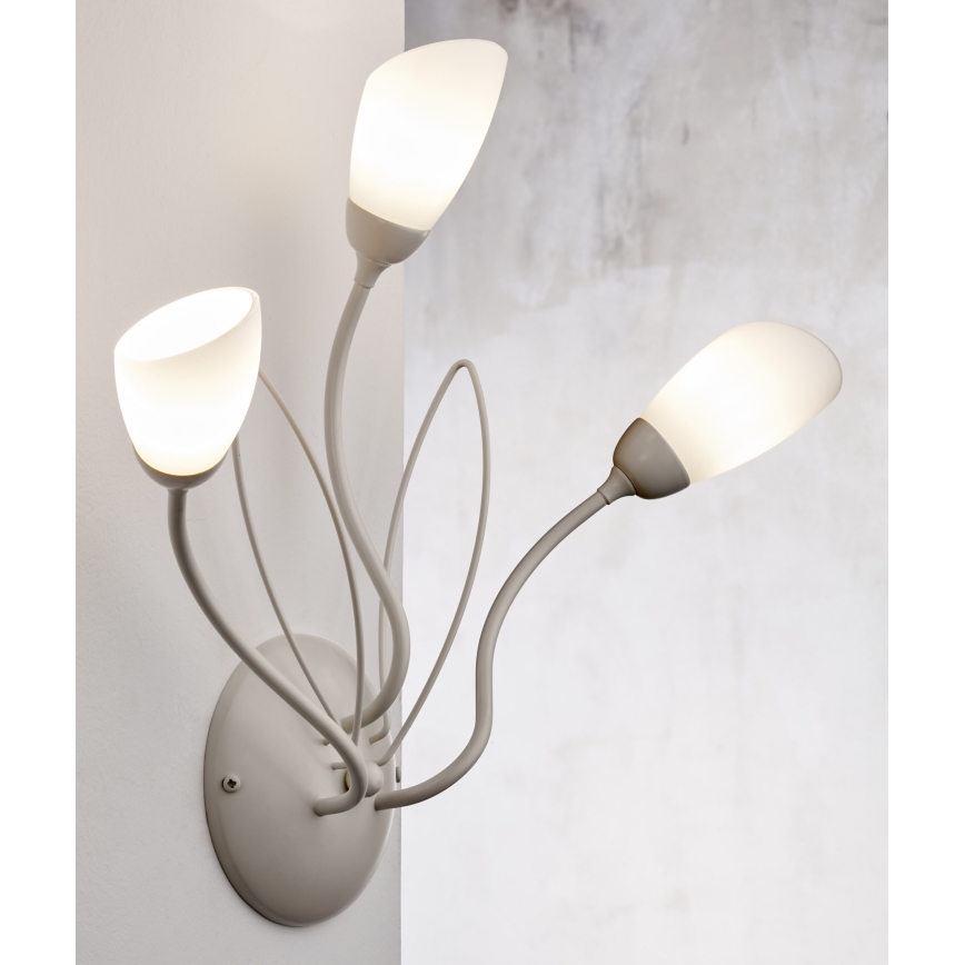 Jupiter 2064 - Aplique de pared GLORIOSA 3xG9/14W/230V en color crema