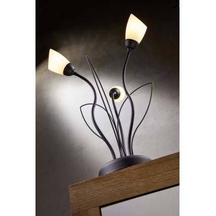 Jupiter 2065 - Lámpara de mesa GLORIOSA 3xG9/14W/230V negra