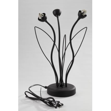 Jupiter 2065 - Lámpara de mesa GLORIOSA 3xG9/14W/230V negra