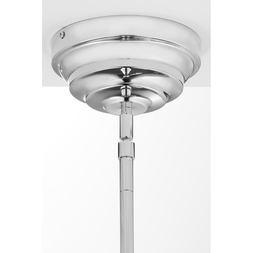 Jupiter 2072 - Lámpara de techo con barra PLATINO 3xE27/15W/230V verde/cromo brillante