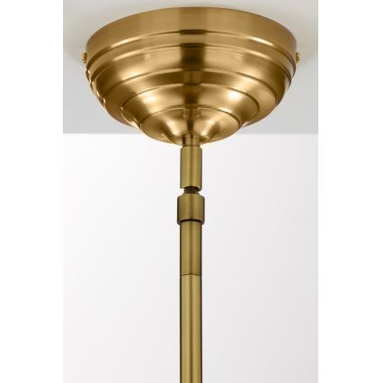 Jupiter 2073 - Lámpara de techo con varilla PLATINO 1xE27/15W/230V verde/dorado