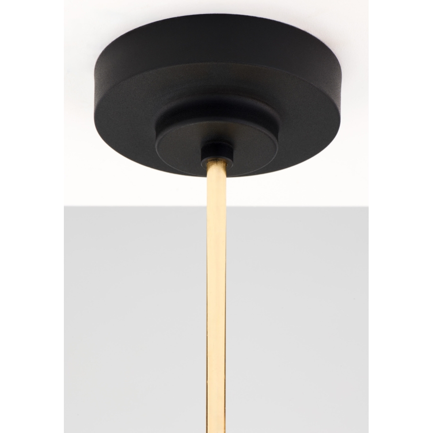 Jupiter 2087 - Lámpara de techo con varilla RAMIREZ 3xE27/15W/230V oro/negro