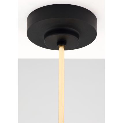 Jupiter 2088 - Lámpara de techo con barra RAMIREZ 5xE27/15W/230V dorada/negra