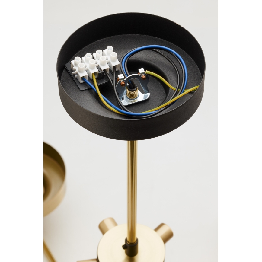 Jupiter 2088 - Lámpara de techo con barra RAMIREZ 5xE27/15W/230V dorada/negra