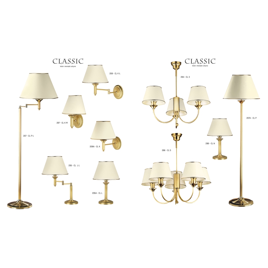 Jupiter 208A - CL K - Aplique CLASSIC E27/60W/230V