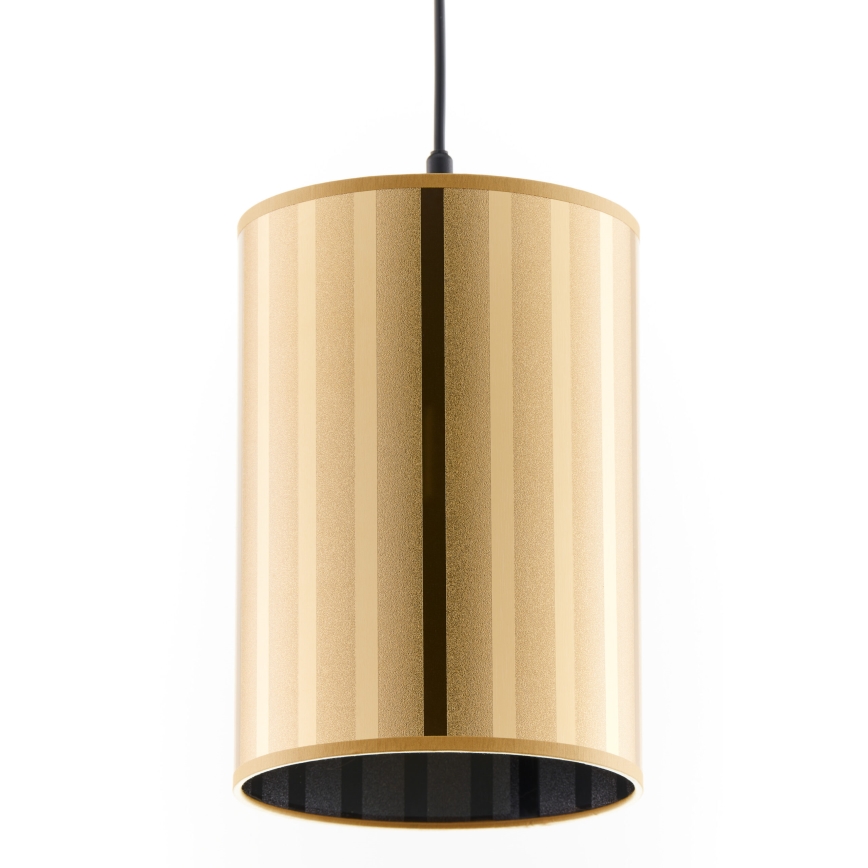 Jupiter 2090 - Lámpara colgante con cable CORTINA 1xE27/15W/230V dorada/negra
