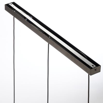 Jupiter 2092 - Lámpara colgante con cable CORTINA 3xE27/15W/230V dorado/negro