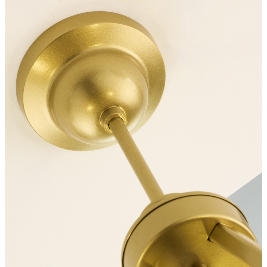 Jupiter 2114 - Lámpara de techo con barra KASZMIR 5xE27/15W/230V azul/dorado