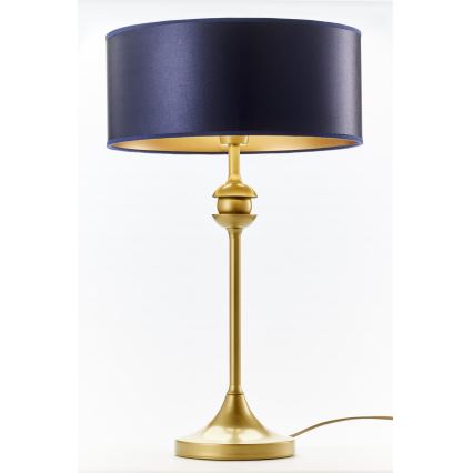 Jupiter 2116 - Lámpara de mesa KASZMIR 1xE27/15W/230V azul/dorado
