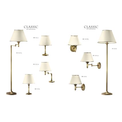 Jupiter 506 - CL K p - Aplique CLASSIC E27/60W/230V