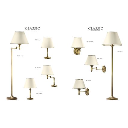 Jupiter 507 CL K L p - Aplique CLASSIC E27/60W/230V