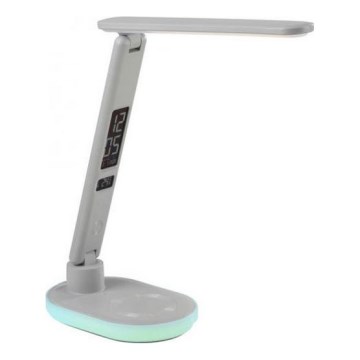 JUST LIGHT. 11018-16 - LED RGBW Lámpara de mesa táctil regulable con carga inalámbrica TINA LED/4W/230V blanca
