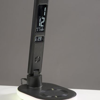 JUST LIGHT. 11018-18 - Lámpara de mesa táctil regulable LED RGBW con carga inalámbrica TINA LED/4W/230V