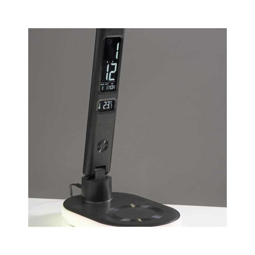 JUST LIGHT. 11018-18 - Lámpara de mesa táctil regulable LED RGBW con carga inalámbrica TINA LED/4W/230V