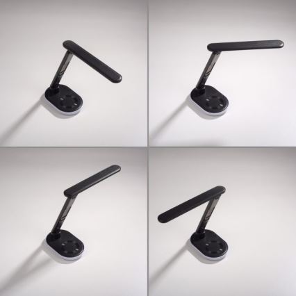 JUST LIGHT. 11018-18 - Lámpara de mesa táctil regulable LED RGBW con carga inalámbrica TINA LED/4W/230V
