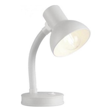 JUST LIGHT. 11080-16 - Lámpara de escritorio flexible FLEXI 1xE27/25W/230V blanca