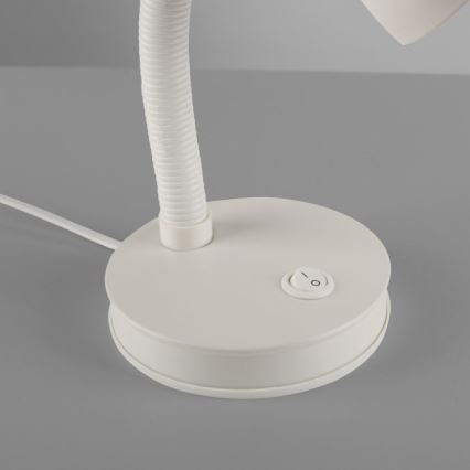 JUST LIGHT. 11080-16 - Lámpara de mesa flexible FLEXI 1xE27/25W/230V blanca