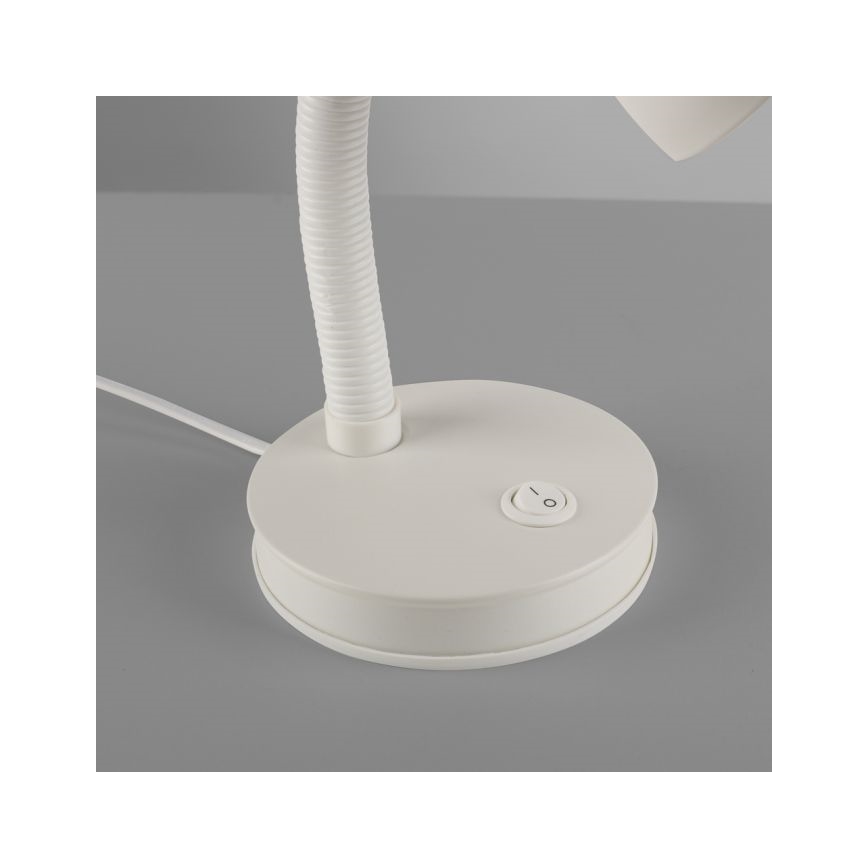 JUST LIGHT. 11080-16 - Lámpara de mesa flexible FLEXI 1xE27/25W/230V blanca