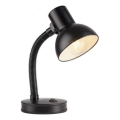 JUST LIGHT. 11080-18 - Lámpara de mesa flexible FLEXI 1xE27/25W/230V negra
