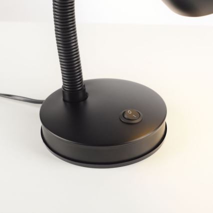 JUST LIGHT. 11080-18 - Lámpara de mesa flexible FLEXI 1xE27/25W/230V negra