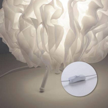 JUST LIGHT. 11211-16 - Lámpara de mesa LED RGBW regulable NAOMI 1xE27/10W/230V 2700-5000K + control remoto