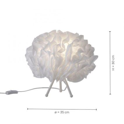 JUST LIGHT. 11211-16 - Lámpara de mesa LED RGBW regulable NAOMI 1xE27/10W/230V 2700-5000K + control remoto