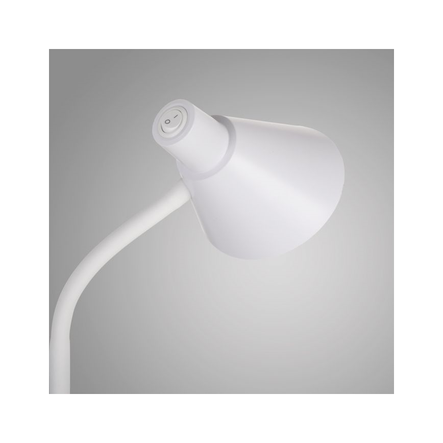 JUST LIGHT. 11248-16 - Lámpara de mesa flexible LED PIXIE, 4,5W/230V, blanca