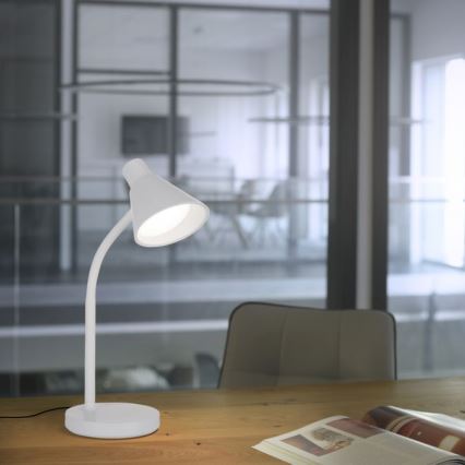 JUST LIGHT. 11248-16 - Lámpara de mesa LED flexible PIXIE LED/4,5W/230V blanca
