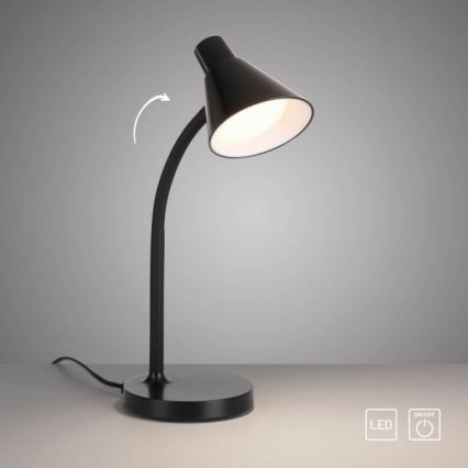 JUST LIGHT. 11248-18 - LED Lámpara de mesa flexible PIXIE LED/4,5W/230V negro