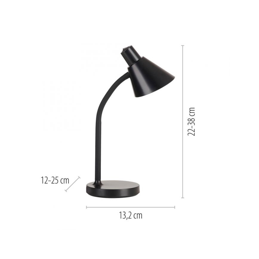 JUST LIGHT. 11248-18 - LED Lámpara de mesa flexible PIXIE LED/4,5W/230V negro