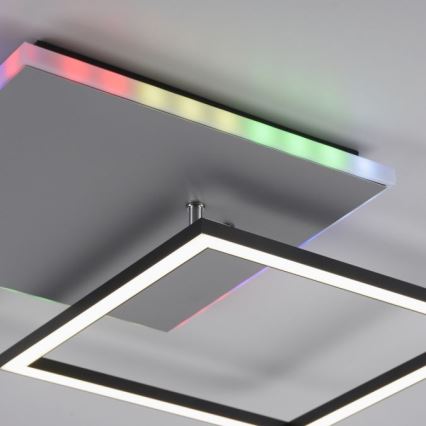 JUST LIGHT. 11327-95 - Plafón LED RGBW regulable RENDA LED/31W/230V 2700-5000K + control remoto