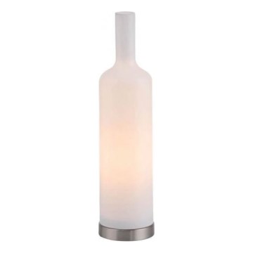 JUST LIGHT. 14006-16 - Lámpara de mesa BOTTLE 1xE14/25W/230V blanca