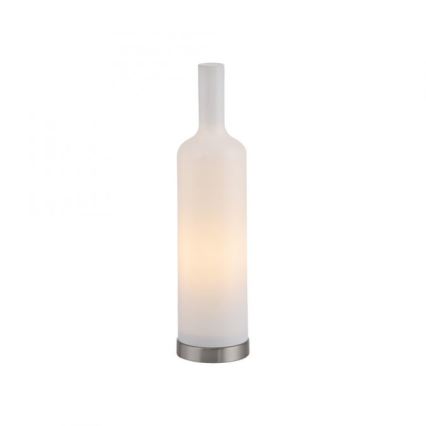 JUST LIGHT. 14006-16 - Lámpara de mesa BOTTLE 1xE14/25W/230V blanca