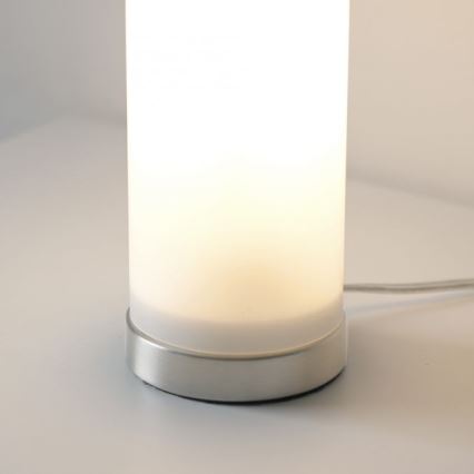 JUST LIGHT. 14006-16 - Lámpara de mesa BOTTLE 1xE14/25W/230V blanca