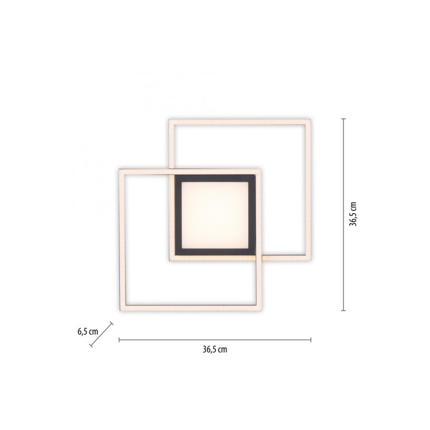 JUST LIGHT. 14144-18 - Plafón LED ASMIN LED/26W/230V