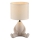 JUST LIGHT. 14190-39 - Lámpara de mesa TED 1xE27/25W/230V beige