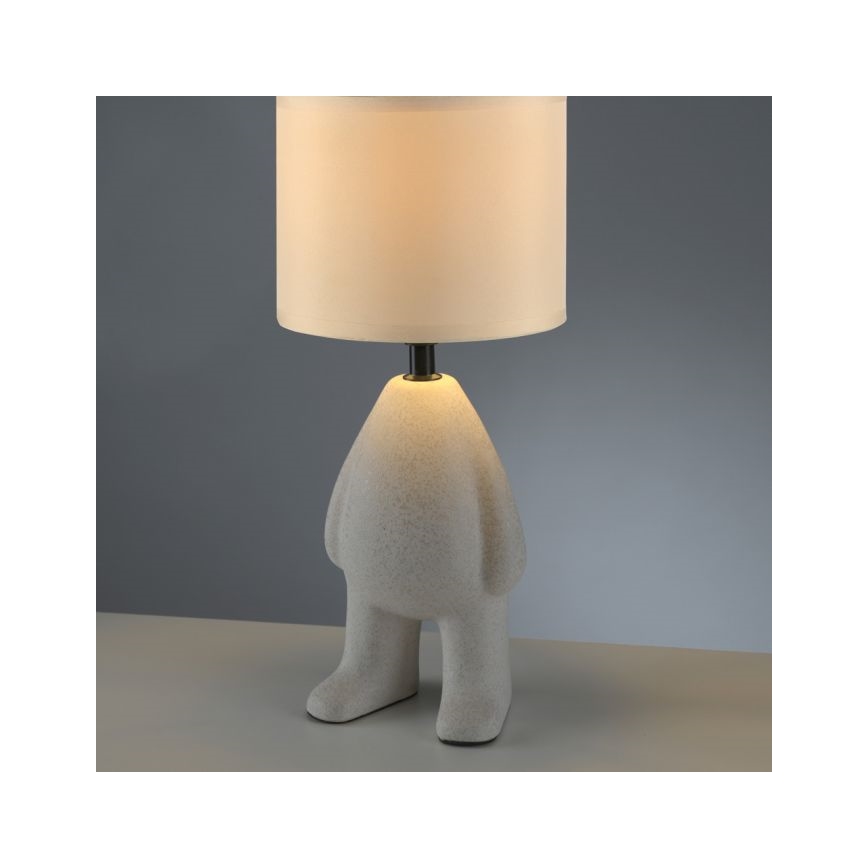 JUST LIGHT. 14191-39 - Lámpara de mesa TED 1xE27/25W/230V beige