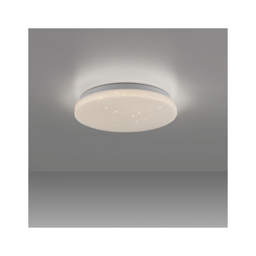 JUST LIGHT. 14275-16 - Plafón LED URANUS LED/10W/230V diá. 26 cm blanco