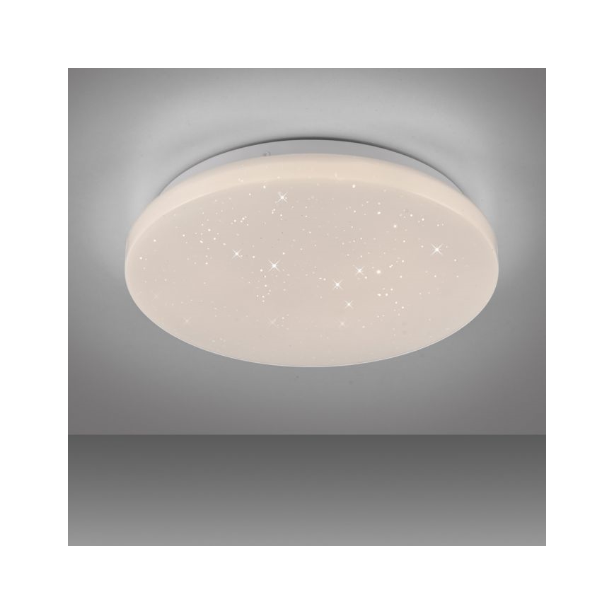 JUST LIGHT. 14275-16 - Plafón LED URANUS LED/10W/230V diá. 26 cm blanco