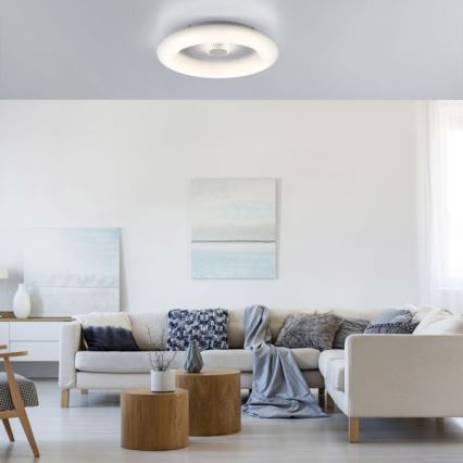 JUST LIGHT. 14383-16 - Plafón LED regulable VERTIGO LED/26W/230V 2700-5000K blanco + control remoto