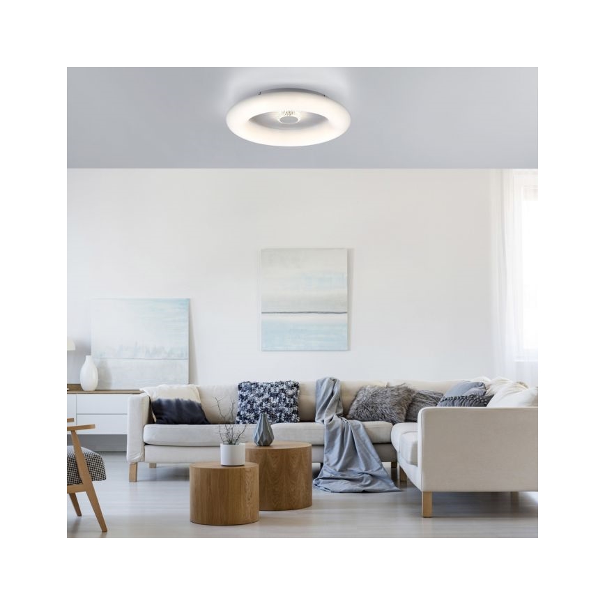 JUST LIGHT. 14383-16 - Plafón LED regulable VERTIGO LED/26W/230V 2700-5000K blanco + control remoto