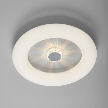 JUST LIGHT. 14383-16 - Plafón LED regulable VERTIGO LED/26W/230V 2700-5000K blanco + control remoto