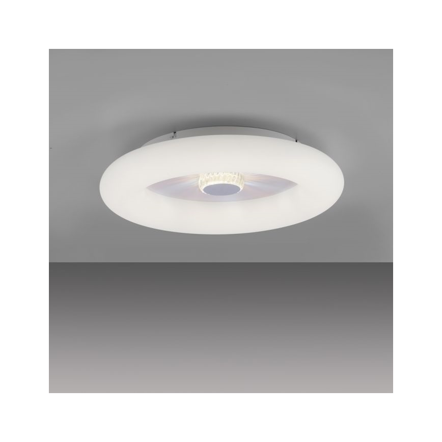 JUST LIGHT. 14383-16 - Plafón LED regulable VERTIGO LED/26W/230V 2700-5000K blanco + control remoto