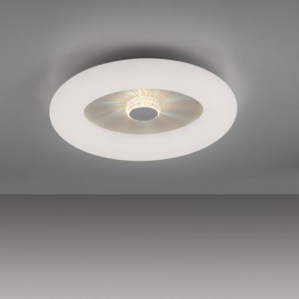 JUST LIGHT. 14383-16 - Plafón LED regulable VERTIGO LED/26W/230V 2700-5000K blanco + control remoto