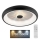 JUST LIGHT. 14384-18 - Plafón LED regulable VERTIGO LED/29W/230V 2700-5000K negro + control remoto