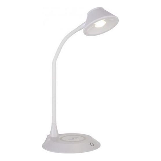 JUST LIGHT. 14414-16 - Lámpara de mesa táctil flexible regulable con carga inalámbrica PUCKI LED/4,5W/230V blanca